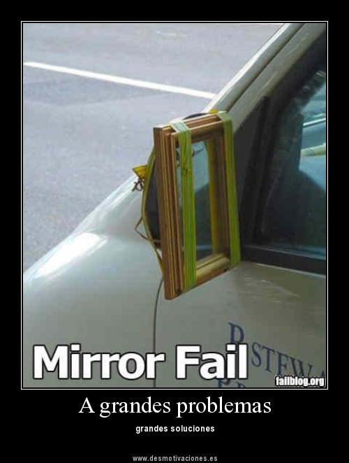 mirror fail - meme
