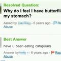 don't eat caterpillars