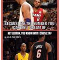 Kobe that's wrong 