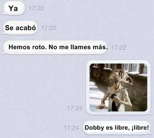 Dobby is free! - meme