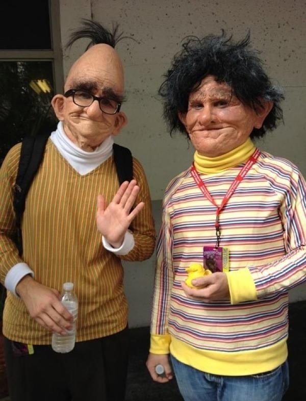 Bert and Ernie cosplay - meme