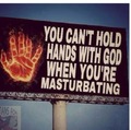 Overly religious billboard.