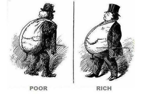 rich and poor - meme
