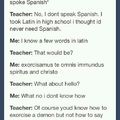 Latin you got to love it