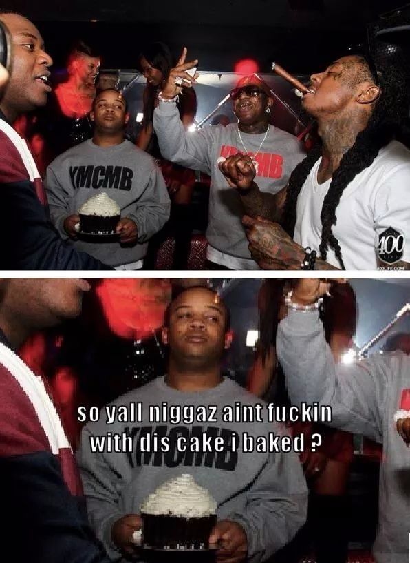 niggas dont eat cake - meme