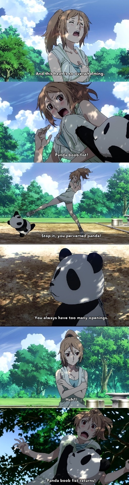 Panda boob fist :3 - meme
