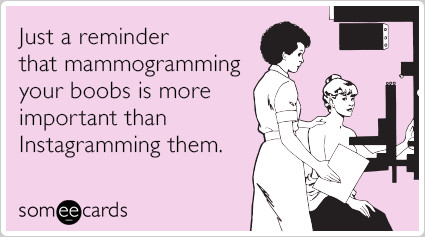 Save the boobies! Get checked ladies! - meme