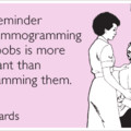 Save the boobies! Get checked ladies!