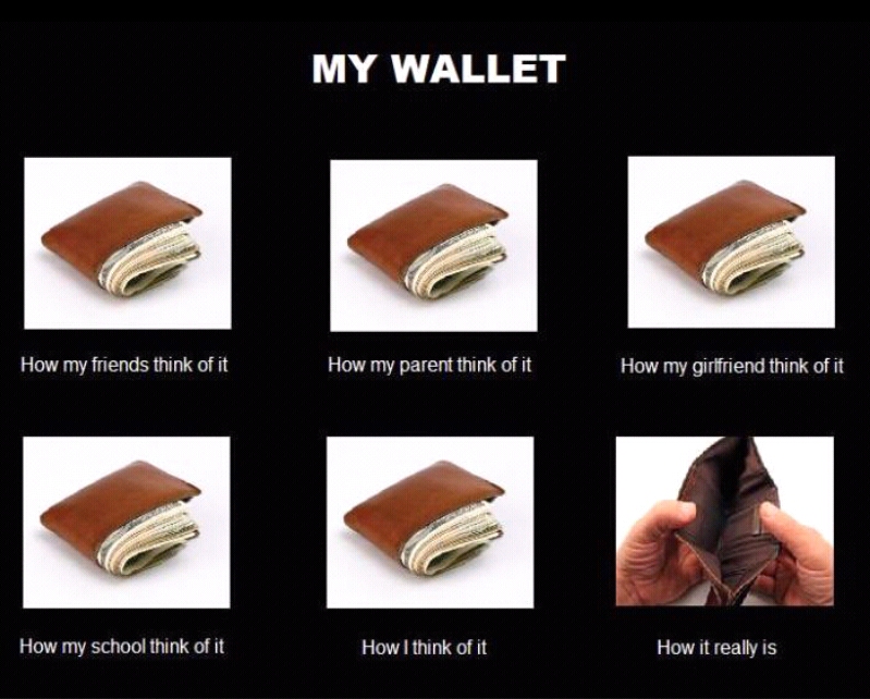 My wallet.. :/ - meme.