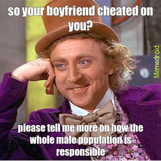 girls should learn from willy wonka - meme