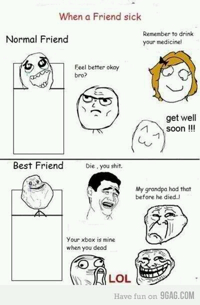 Best friends... - meme