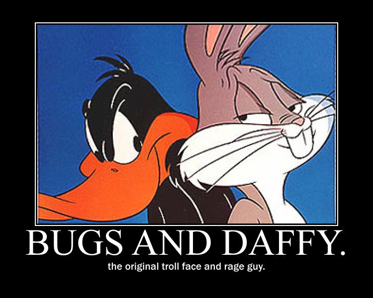 Bugs and daffy. - meme