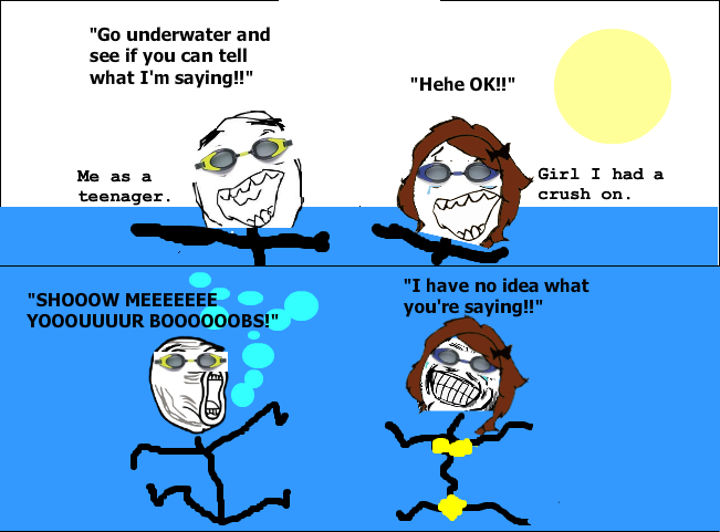 swimming :) - meme