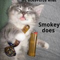 Smokey the cat