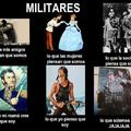 militares...