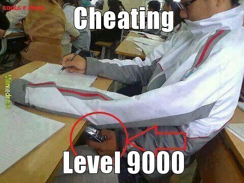 Cheating. level 900000 - meme