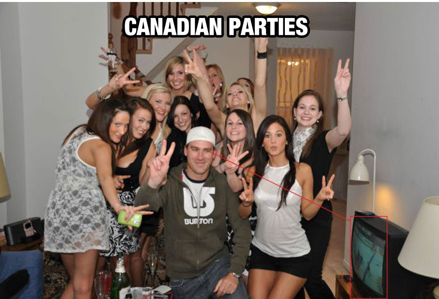 Canadian reality, Go havs go !! - meme