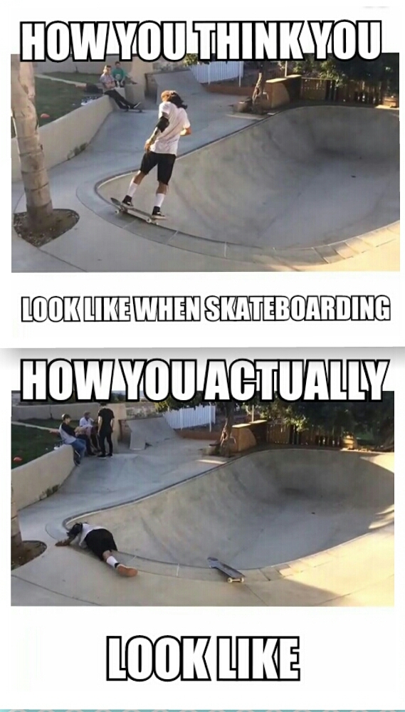 skateboarding - meme
