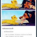 simba is so oblivious