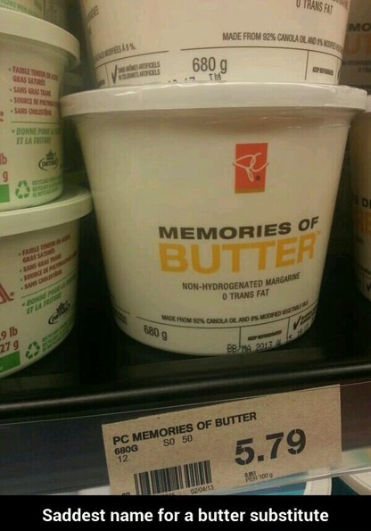 Butter substitute - meme
