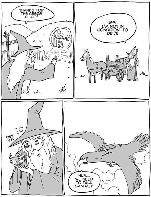 Gandalf borracho - meme