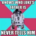 Scumbag R2D2. May the 4th be with you tomorrow!