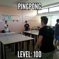 pingpong level: 100