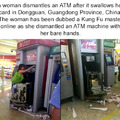 Serves the ATM right! 