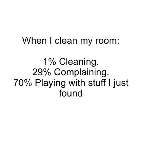 I hate cleaning - meme