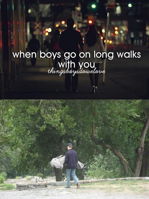long walks - meme