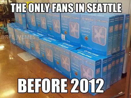 Seahawks fans at the beginning of 2013 - meme