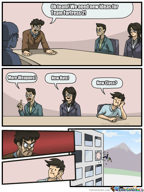 meanwhile in tf2 hq - meme