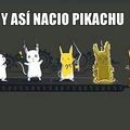 el origen de pikachu