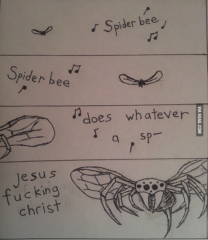 Spider bee - meme