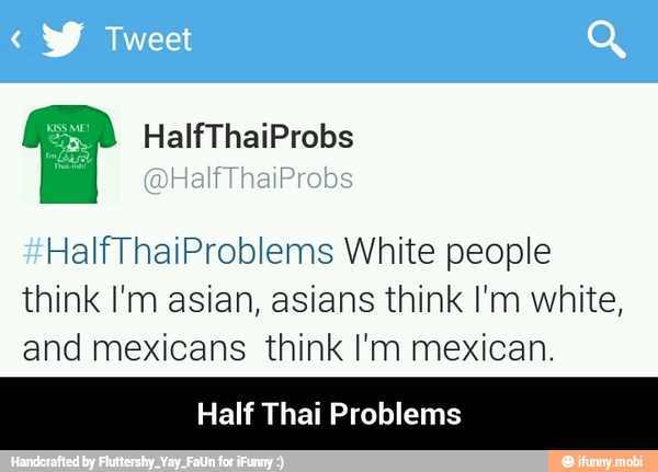 Half Thai Problems - meme