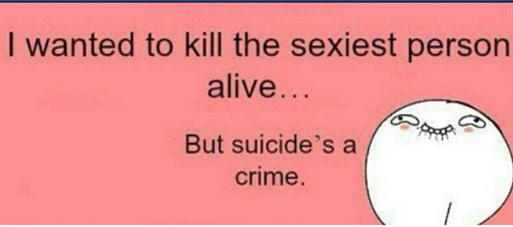 suicide is not good!!! :p - meme