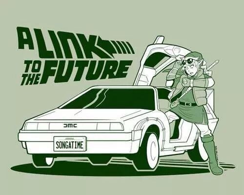 A link to the pas... ah non, to the future. - meme