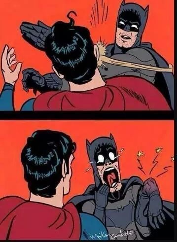 superman vs batman - meme