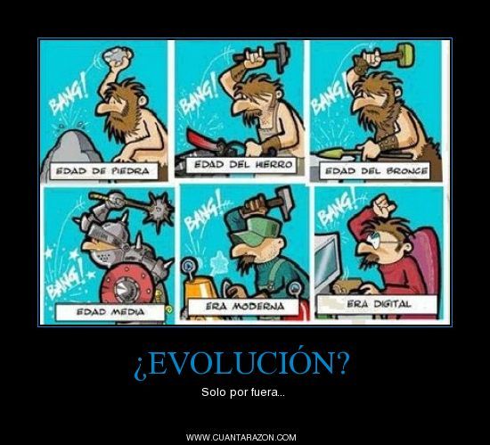 Evolucion - meme
