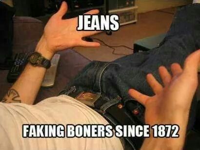 Damn u jeans - meme
