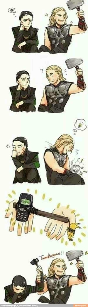 Thor e Loki!!! LOL - meme