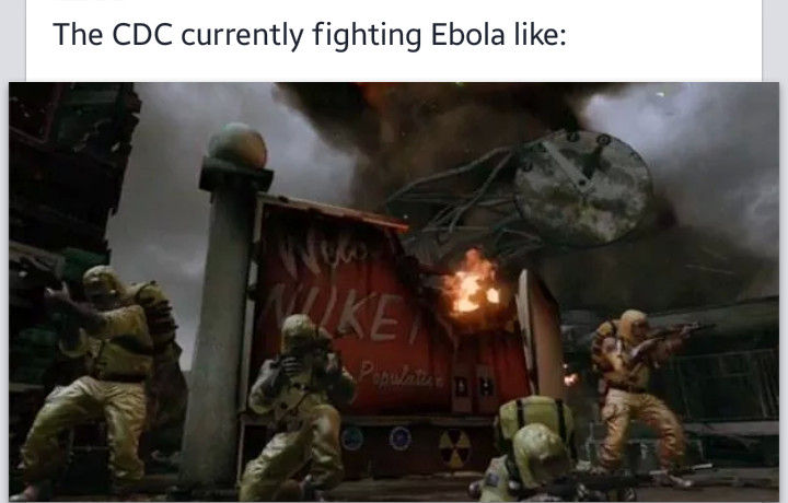 Ebola must be stopped - meme
