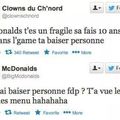 Ronald vs clown
