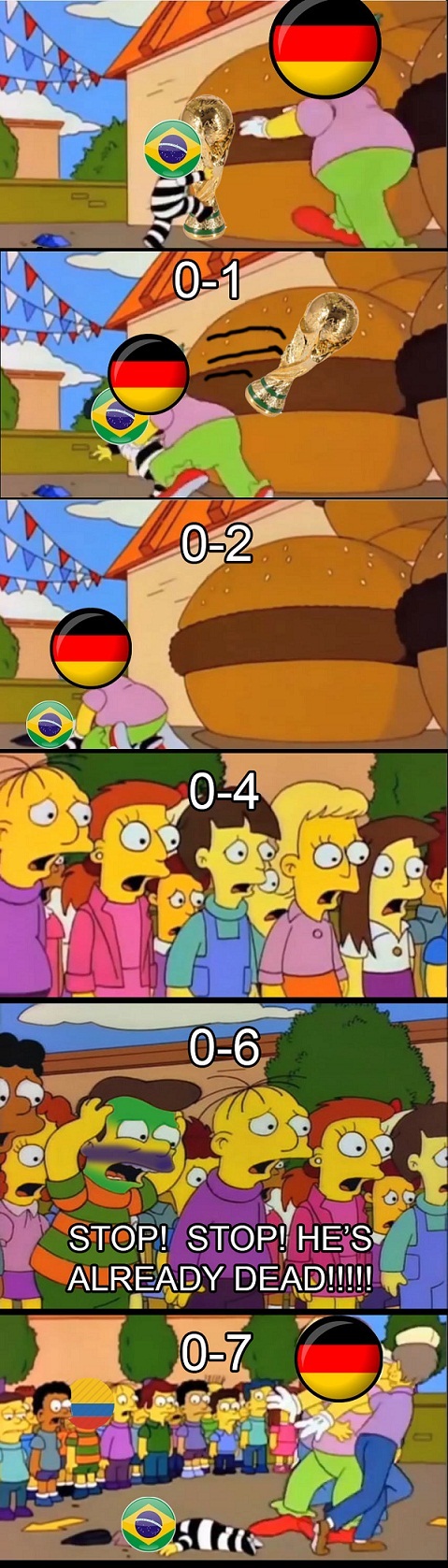 Germany vs Brazil - meme