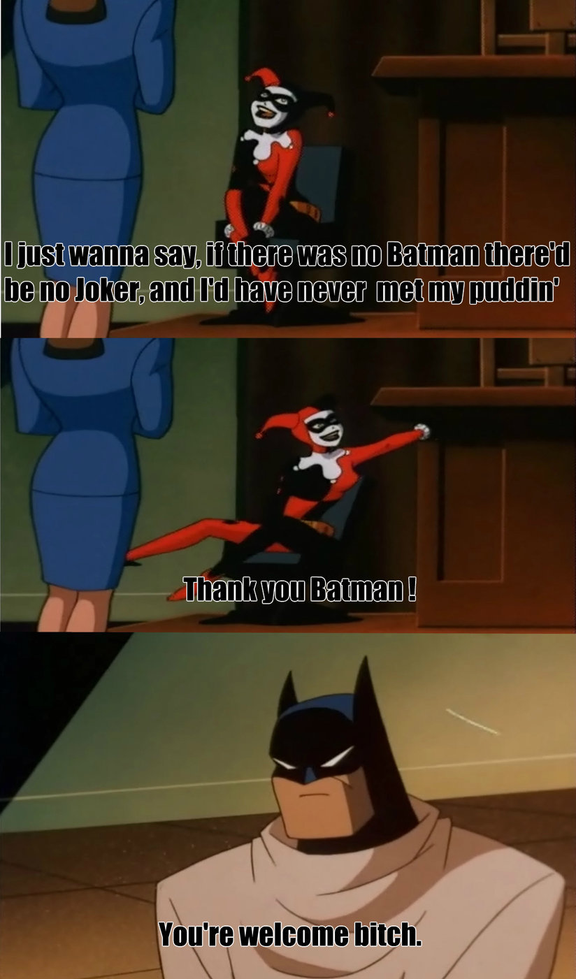 It's from Batman:The Animated Series, episode Trial  - meme