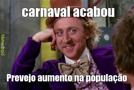 carnaval acabou :) - meme