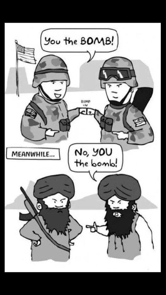 We'll show those terrorist! - meme