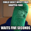 AID's obeys the 5 second rule in dirty vaginas... FACT