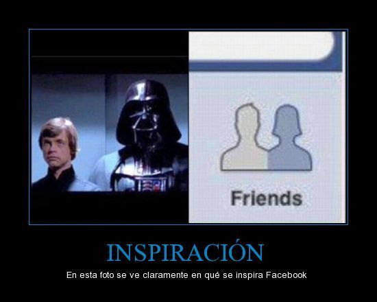 Star Wars y Facebook - meme