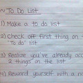 Another to do list